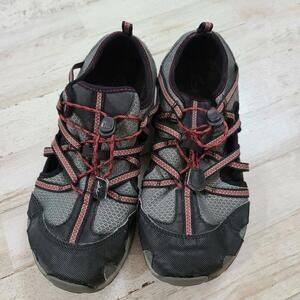 Chaco Sandals Kids Size 5 Youth Red Black Water